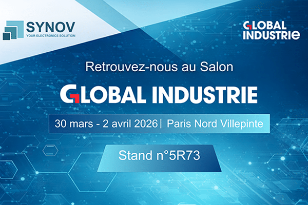 Le Groupe Synov sera présent au salon Global Industrie 2026 – Stand n°5R73